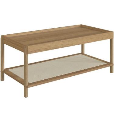 Imagem de Mesa de Centro Para Sala de Estar Pés Madeira Moss A03 Hanover Roble -
