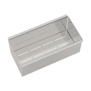 Imagem de Escorredor profundo Tramontina em Aço Inox com Acabamento Scotch Brite