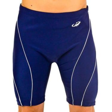 Imagem de Bermuda Nataçao Hidro Triathlon Treino Adulto Hammerhead, Marinho, Bra