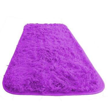 Imagem de Tapete Passadeira Peluda Felpuda Macia Para Sala Corredor Beira de Cam