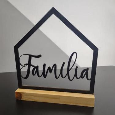 Imagem de Placa Decorativa Mdf Base Madeira Enfeite Amor Gratidão - LU JPDECORAC