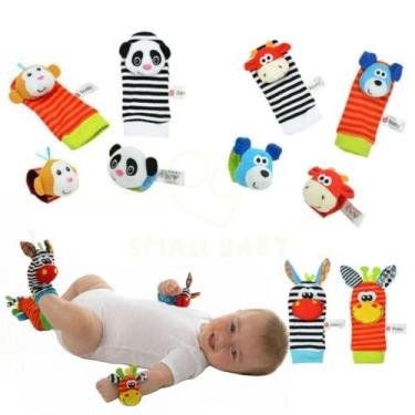 Imagem de Kit Sozzy Meias E Pulseiras Chocalhos Small Baby Mg - SMALLA BABY MG