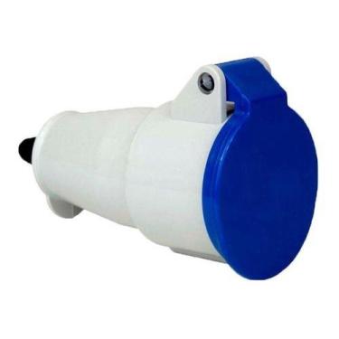 Imagem de Tomada Acoplamento Industrial Azul 2p+t 16a Stec N3056newkon - STECK