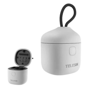 Imagem de Carregador Triplo Branco para GoPro 9/10/11 e 12 Black - Telesin