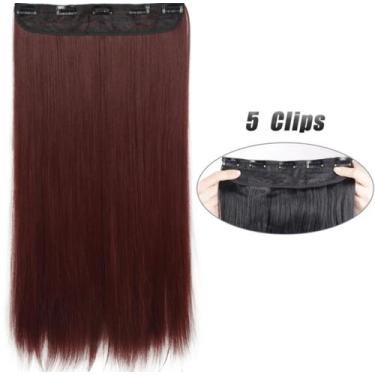 Imagem de Aplique de Cabelo Tic Tac em Fibra Bio Orgânica Liso 70cm Super Natura