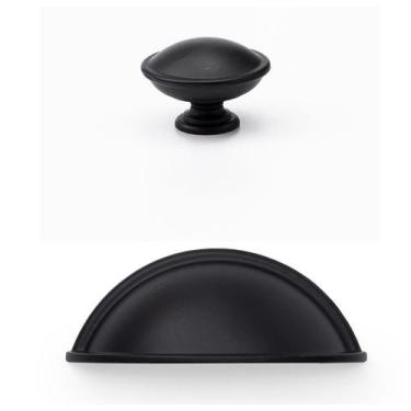 Imagem de Kit 30 Puxadores Gaveta Porta Puxador de Moveis Amario Concha - Telis 