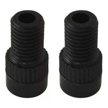 Imagem de Par Adaptador Bicicleta Válvula Presta Para Schrader Preto - Isapa