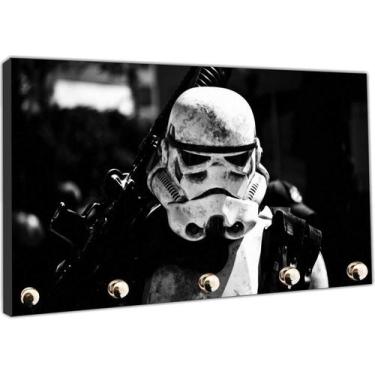 Imagem de Porta Chaves Star Wars Stormtrooper Geek Organizador Chaveiro - Vital 