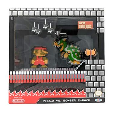 Imagem de World of Nintendo – Boneco do Mario Vs Bowser de 6,35 cm (pacote com 2)