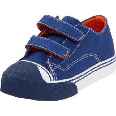 Imagem de Morgan & Milo Tênis Avery II (bebê/criança pequena), Azul forte, 10.5 Little Kid