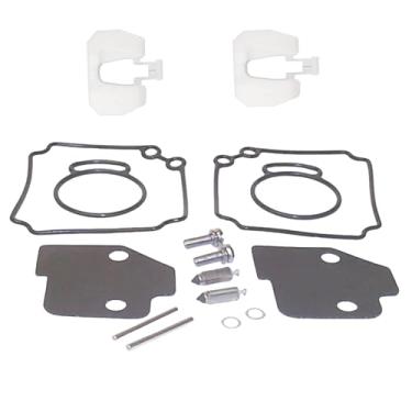 Imagem de MARKGOO Kit de reconstrução de carburador 6L2-W0093-00-00 para Yamaha 2 tempos motor de popa 20 25 HP motor de barco peças de reparo de carburador Sierra 18-7739 6L2W00930000