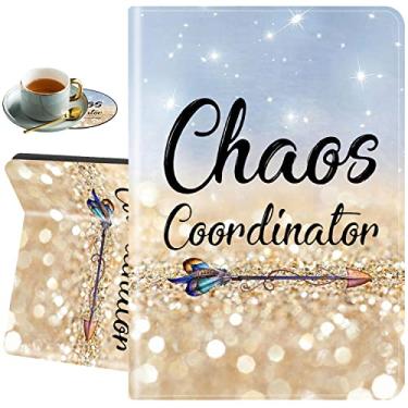 Imagem de Capa para Samsung Galaxy Tab A7 Lite 22.1 cm 2021, capa protetora de TPU à prova de choque para tablet Samsung Tab A7 Lite (SM-T220/T225/T227), citação versículo bíblico caos Coordenador