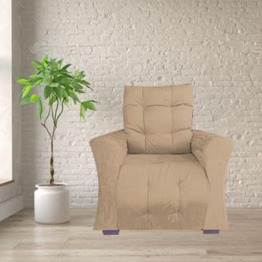 Imagem de Poltrona Retratil e Reclianavel com Rodape de Apoio Pros Pes Mariane -