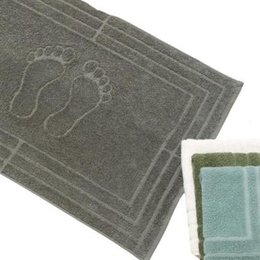 Imagem de Kit 8 Toalha De Piso Pezinho 46x70cm 100% Algodão - LMpeter