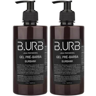 Imagem de Kit 2 Gel Pré Barba Burbank 500mL Profissional Bancada Barbearia Barba