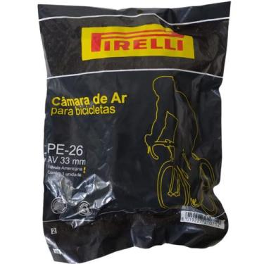 Imagem de Câmara De Ar Bicicleta Aro 26 Pirelli Bico Grosso 33mm - PIRELLI ORIGI