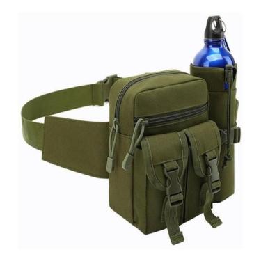 Imagem de Bolsa Pequena Porta Garrafa Removivel Camping - ALWY, Verde
