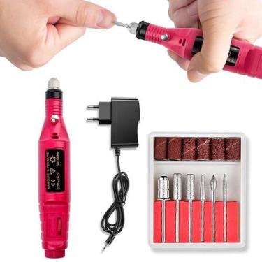 Imagem de Lixadeira Unha Lixa Elétrica Profissional Bloco Motor Bivolt - OEM