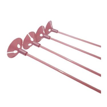 Imagem de Suporte Vareta Pega Balão 30cm Rosé Gold - 10 unid - Não informado