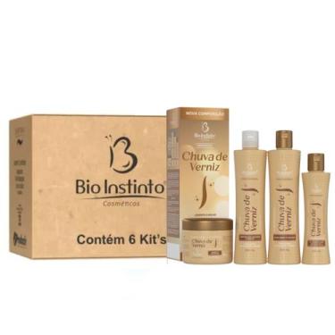 Imagem de Kit 6 Capilar Chuva De Verniz Ação Antifrizz - Bio Instinto