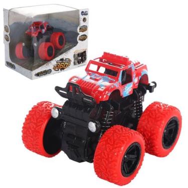 Imagem de Carrinho Fricção 360 Graus Mini Truck Radicais 4x4 Vermelho - Unik Toy
