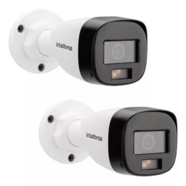 Imagem de kit 2 Câmera De Segurança Intelbras Multi Hd Vhd 1120 B Full Color Ima