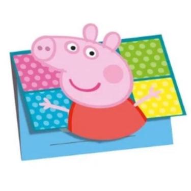 Imagem de Convite Aniversário Peppa Com 8 Regina