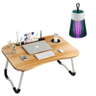 Imagem de Mesa Dobrável p/ Notebook e Lanterna Ultravioleta Repelente - Casa Chi