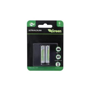 Imagem de Kit 10 Pilha alcalina ultra AA - blister com 2 peças - green 022-7001