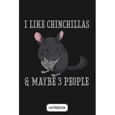 Imagem de Chinchilla Keeper Cute Little Furry Pet Gift G92670 Notebook: Diary, 6x9 120 Pages, Planner, Journal, Matte Finish Cover, Lined College Ruled Paper