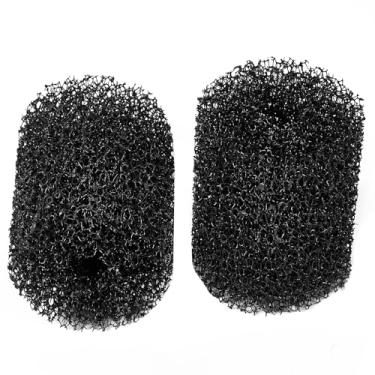 Imagem de UNEAK Pacote com 2 pré-filtros para aquário de esponja premium de alta densidade de tamanho pequeno – Filtro de esponja para tanques de água doce e salgada de 5 a 20 galões, ideal para fritar camarão
