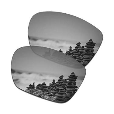 Imagem de SmartVLT Lentes de reposição masculinas de titânio prata para óculos de sol Oakley TwoFace XL OO9350
