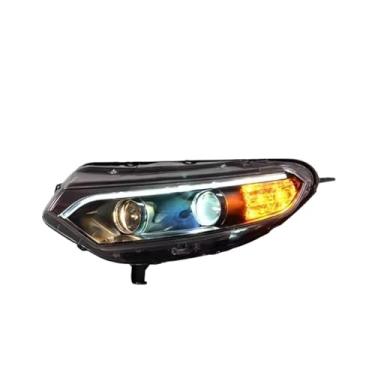 Imagem de Farol de estilo de carro compatível com Ford Ecosport 2014-2016 Farol LED DRL Hid Head Lamp Angel Eye Bi Xenon Beam Acessórios(Headlight LED)