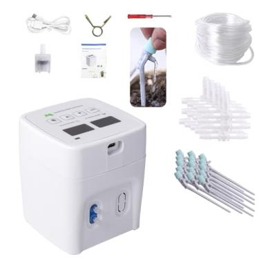 Imagem de Daconovo Sistema de rega automática planta kit de irrigação por gotejamento auto-rega com display led dispositivo de rega diy para jardim doméstico