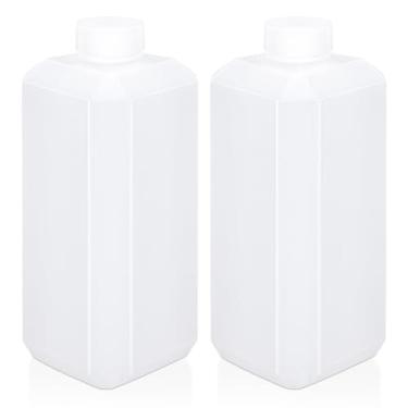 Imagem de ASEVAT Garrafas de plástico de reagente químico de laboratório de 480 ml, recipiente qu...
