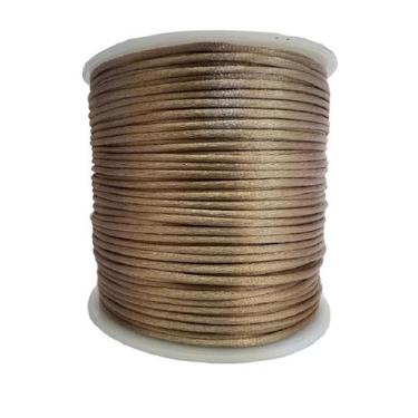 Imagem de Rolo Cordão Fio De Cetim Seda Rabo De Rato 1mm 50m - ArtePunto, Champa