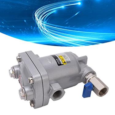 Imagem de Válvula de Drenagem Automática Projeto Flutuante de Alta Pressão Antientupimento Tanque de Ar Armadilha de Drenagem Automática Dreno de água Construído (G1/2)