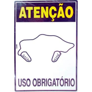 Imagem de Look Placa Sinalizacao 20X30 Epi P.Auricular