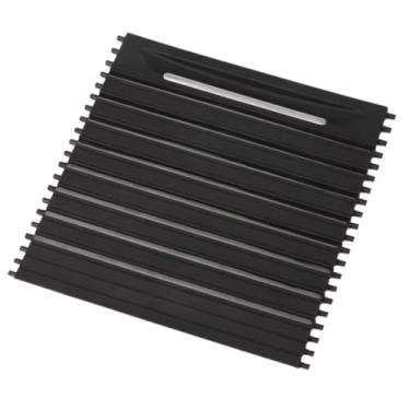 Imagem de Acessórios Automóveis Console Center Drink Water Cup Holder Deslizante Roller Blind Shutter Cover para BMW X5 X6 F15 F16 51169251973,Black