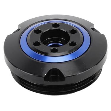 Imagem de Akozon Motorcycle Motor Cotrader Campa - Tampa do Tanque de Combustível de Liga de Alumínio para Enduro R1200GS R 1200 GS LC R1200R (Azul preto)