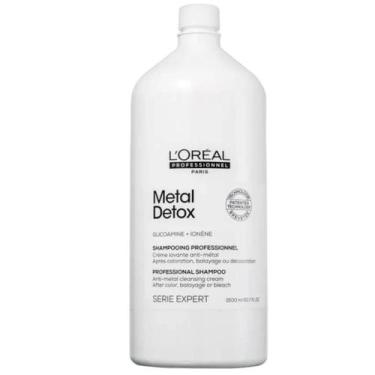 Imagem de Shampoo Anti-Metal Metal Detox 1,5L L'Oréal para Cabelo Saudável Brilh