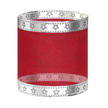Imagem de Fita de Natal de Voil Aramada 5cm x 10m Várias Cores - Fitas e Festas,