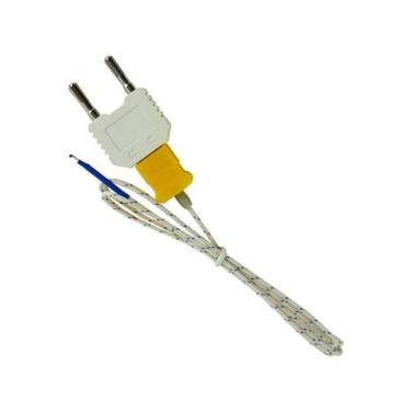 Imagem de Sensor Temperatura Ambientes Tipo K Termopar Medidor Soquete Adaptador