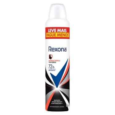 Imagem de Rexona Antitranspirante Aerossol Antibacterial E Invisible 250Ml Leve Mais Pague Menos (A Embalagem Pode Variar)