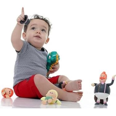 Imagem de Bonecos Infantil de Vinil Família Bita Coleção Completa com 5 Personagens Articulados Divertido