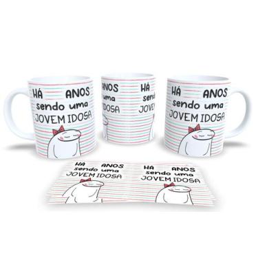 Imagem de Caneca de Porcelana Personalizada Flork Frases Engraçadas, Divertidas 