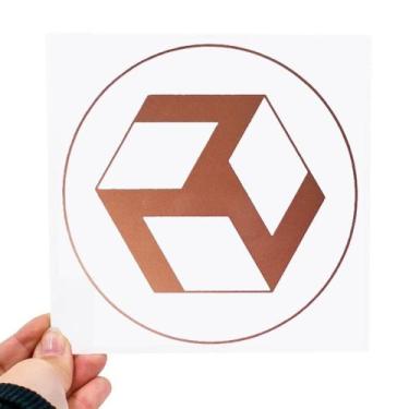 Imagem de Placa Grafico Antacarana Antahkarana PVC 15x15cm - Radionica Radiestes