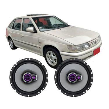 Imagem de Kit Alto Falante Pioneer Porta Dianteira Vw Pointer 100w Par, Preto