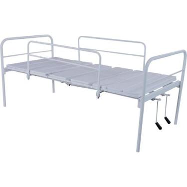 Imagem de Cama hospitalar Camelia 2 movimentos manual com Colchão D33 - Renovar