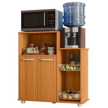 Imagem de Armário Multiuso Fruteira Sollys 2 Portas Freijó Poliman